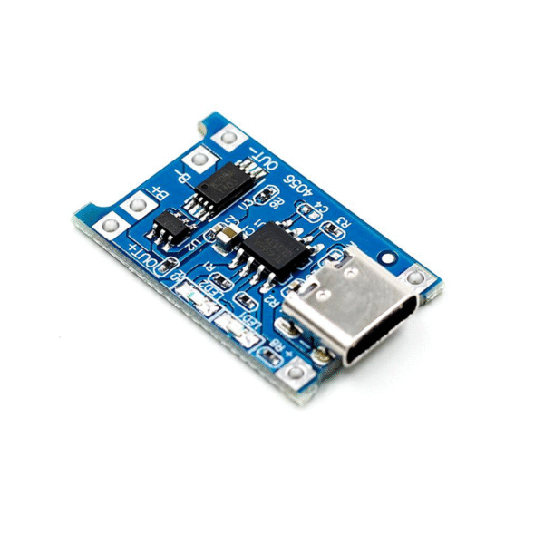 TP4056 Type-C 5V 1A Lithium Battery Charger Board with LED indicator